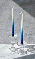 Ombré Dripless Taper Candles: Beeswax Soy Wax Blend