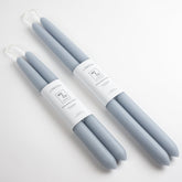 Beeswax Taper Candles, Blue, Hand-Dipped, 10 or 14 Inch, Sold in Pairs