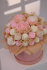 Luxury Soy Wax Candle Bouquet: Handmade Floral Home Decor