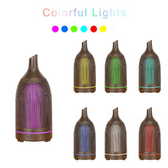 Ultrasonic Aromatherapy Diffuser with Fragrance Oil, 100ml, 7 LED Colors
