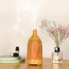 Ultrasonic Aromatherapy Diffuser with Fragrance Oil, 100ml, 7 LED Colors