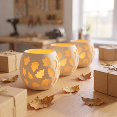 Autumn Leaf Candle Holder
