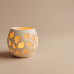 Autumn Leaf Candle Holder