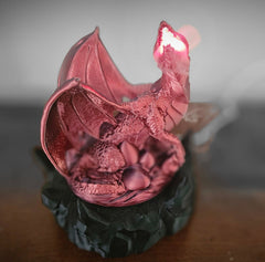 Fire-Breathing Dragon Humidifier - 3D Printed Decorative Lamp with Mist & LED Light Effects