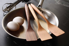 Handmade Wooden Micro Spatula in Walnut, Cherry, and Maple
