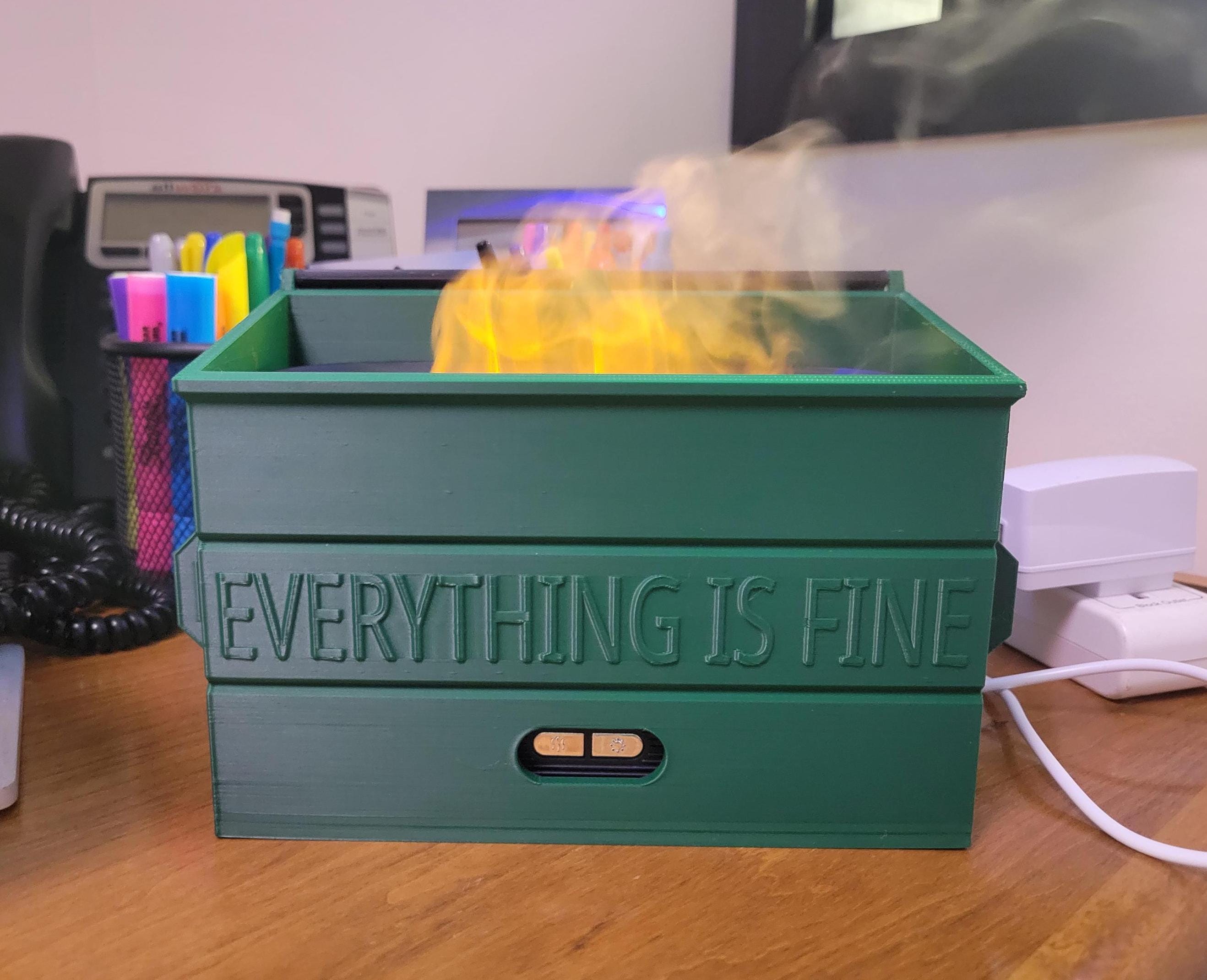 Dumpster HumidiFIRE - Aroma Diffuser / Humidifier