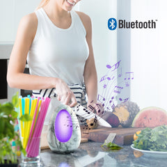 Ultrasonic Essential Oil Diffuser with Bluetooth Speaker and Wireless Remote, Changing LED Lights
