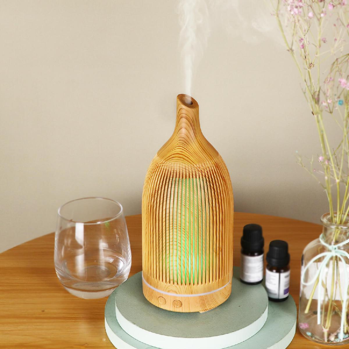Ultrasonic Aromatherapy Diffuser with Fragrance Oil, 100ml, 7 LED Colors