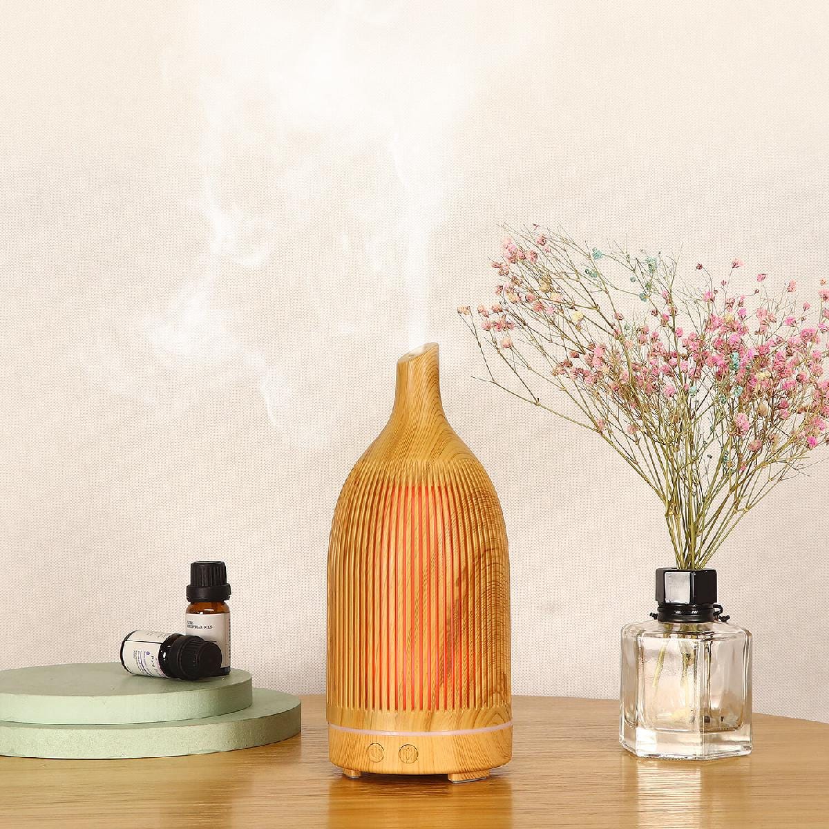 Ultrasonic Aromatherapy Diffuser with Fragrance Oil, 100ml, 7 LED Colors