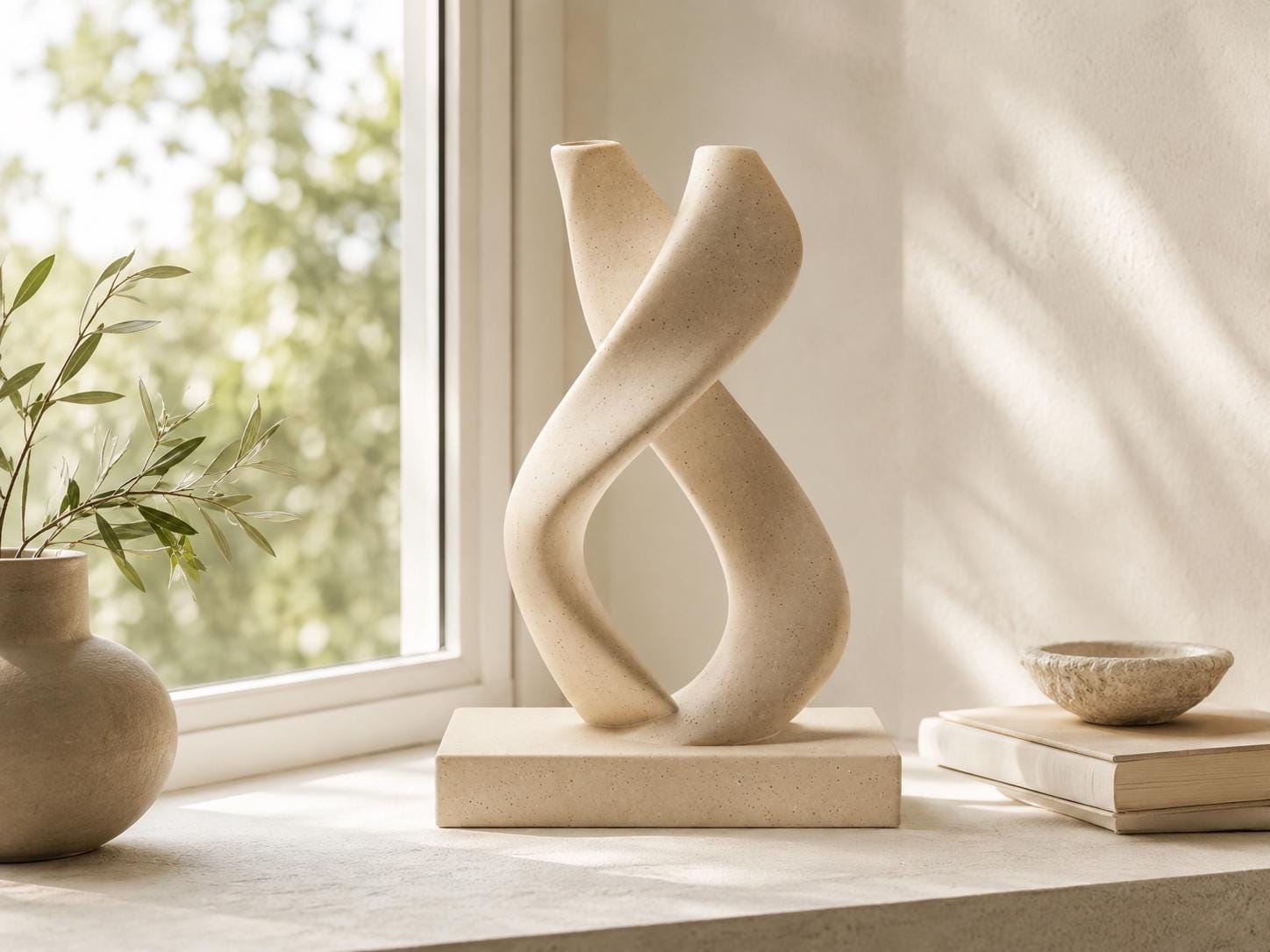 Abstract Sculpture Decor, Modern Home Decor, Minimalist Table Decor, Contemporary Shelf Decor, Sculpture Art, Office Desk Decor, Modern Art