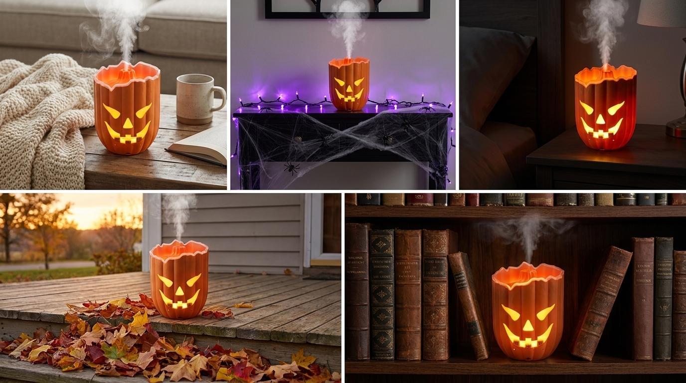 Pumpkin Aroma Diffuser Humidifier | Ultrasonic Mist Maker