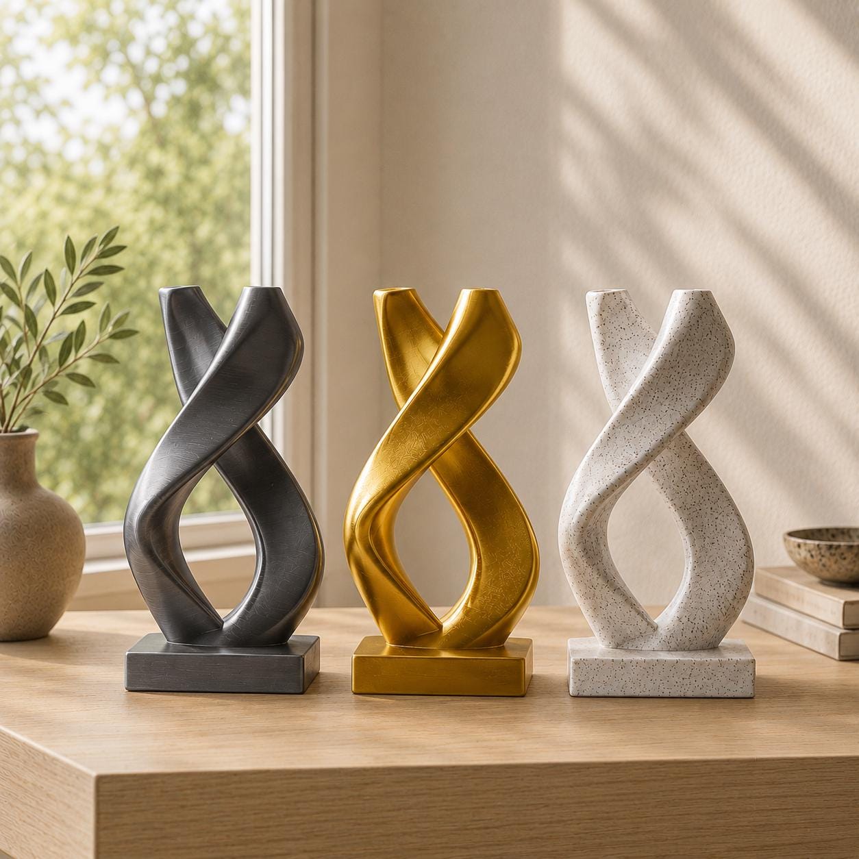 Abstract Sculpture Decor, Modern Home Decor, Minimalist Table Decor, Contemporary Shelf Decor, Sculpture Art, Office Desk Decor, Modern Art