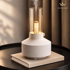 Retro Lamp Aroma Diffuser, Ultrasonic Essential Oil Humidifier with USB Power